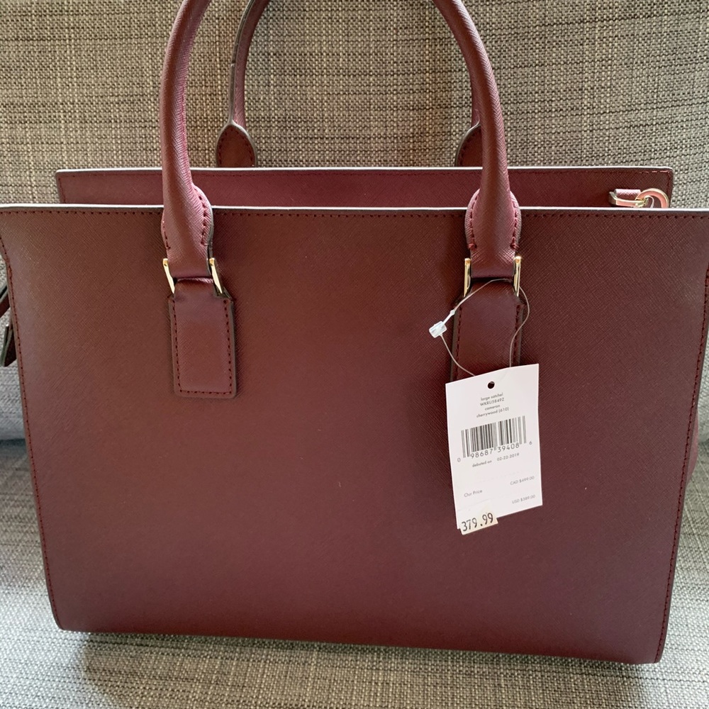 LARGE SATCHEL CAMERON CHERRYWOOD KATE SPADE BAG - Picture 5 of 14